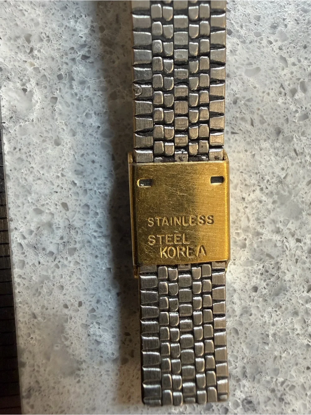 Pierre Cardin Gold-Tone Men’s Square Dial Bracelet Watch